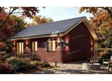 Проект жилого одноэтажного дома в современном стиле - LK-291