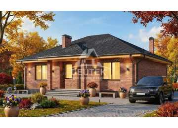 Проект жилого одноэтажного дома с площадью до 150 кв м - LK-333