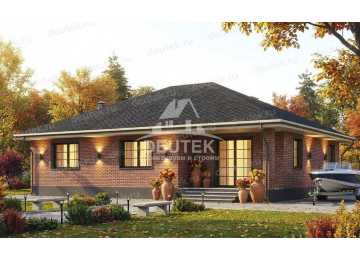 Проект жилого одноэтажного дома с площадью до 150 кв м - LK-333