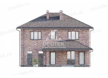 Проект жилого двухэтажного дома с пятью спальнями - LK-311