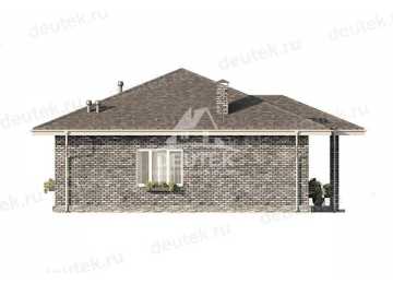 Проект жилого одноэтажного дома с площадью до 150 кв м - LK-321