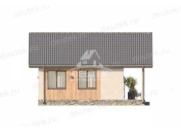 Проект небольшого одноэтажного домика для отдыха - LK-325