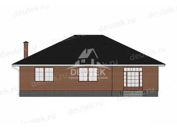 Проект жилого одноэтажного дома с площадью до 150 кв м - LK-333