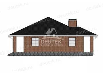 Проект жилого одноэтажного дома с площадью до 150 кв м - LK-333