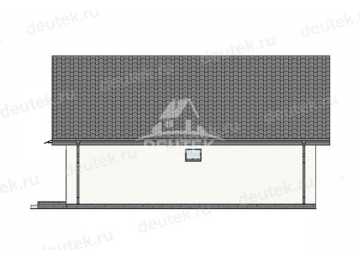Проект дачного одноэтажного дома с террасой - LK-339