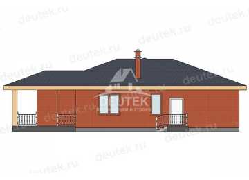Проект загородного одноэтажного дома с площадью до 150 кв м - LK-359
